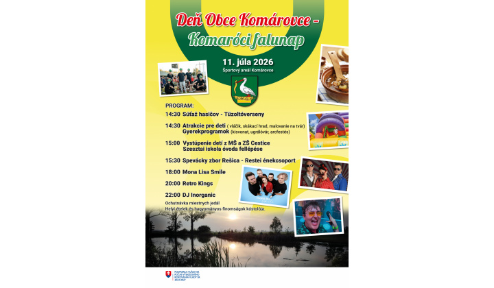 Komaróci falunap - Deň obce Komárovce 11.07.2026