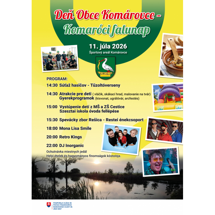 Komaróci falunap - Deň obce Komárovce 11.07.2026