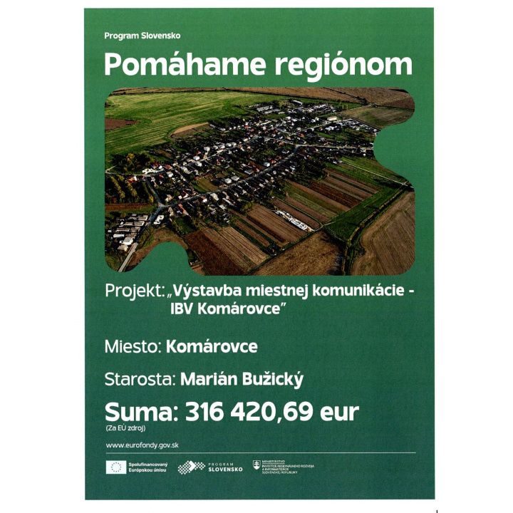 Pomáhame regiónom
