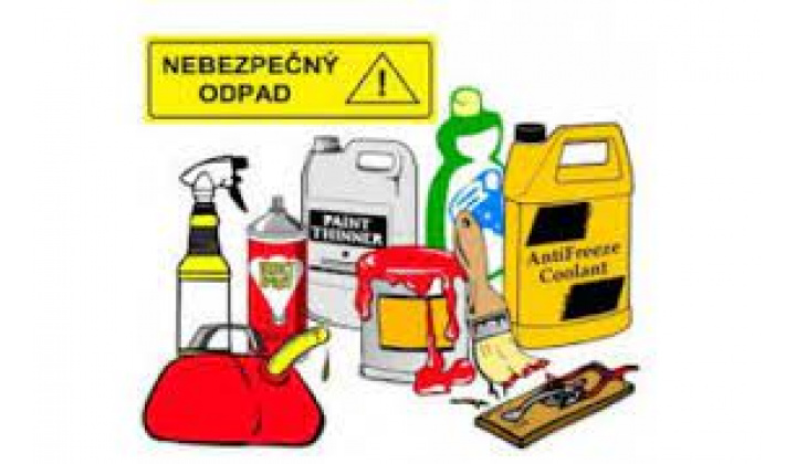 Vývoz nebezpečného odpadu dňa 28.08.2026 v čase od 08:00 do 09:00 hod.